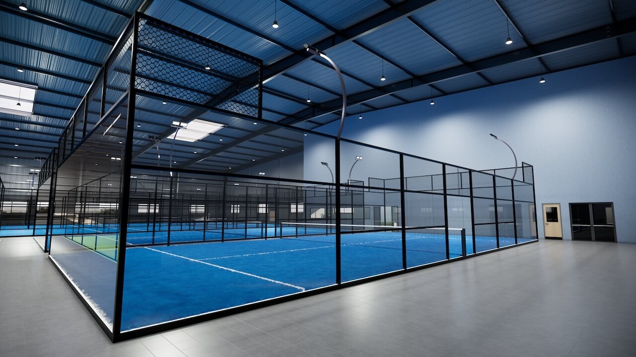Die Kosten einer Padel-Halle sind abhängig von dem Zustand der Bausubstanz, vorhandener Infrastruktur, regionalen Baukosten und den Brandschutzanforderungen