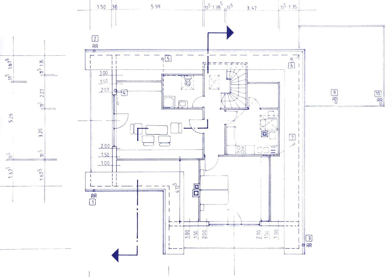 Bild eines Bebauungsplans. 