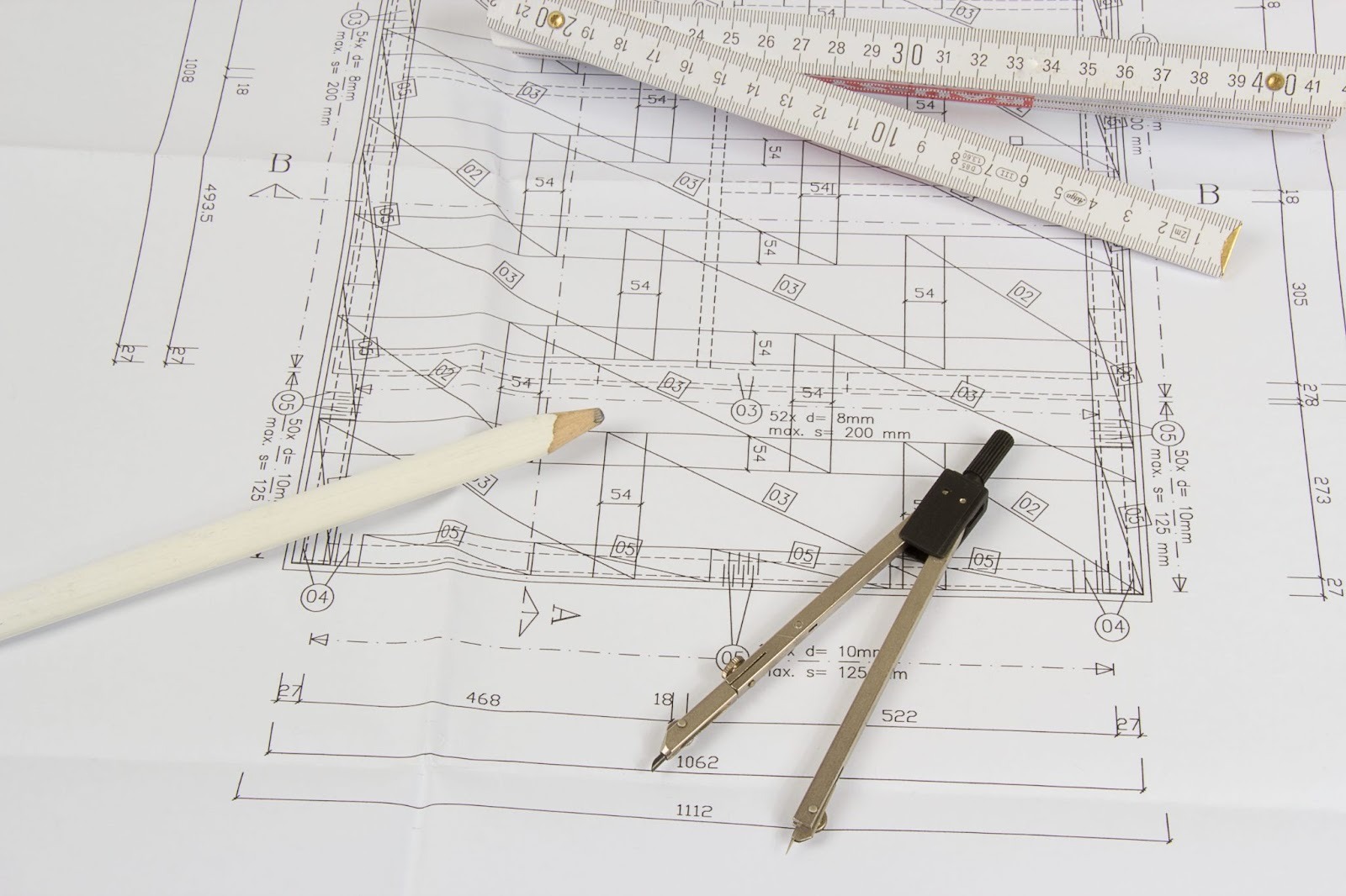 Bild eines Bewehrungsplan