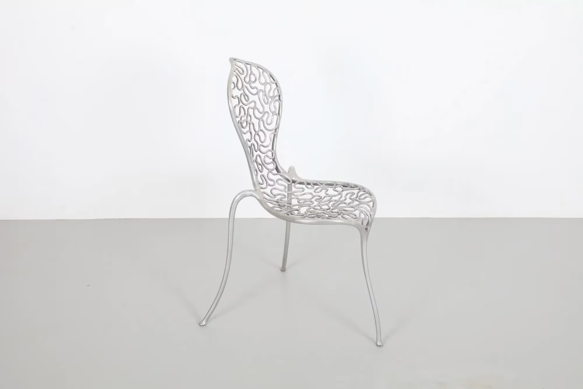 Coveted Stephane Rondel Aluminium 'Peanut' Chair