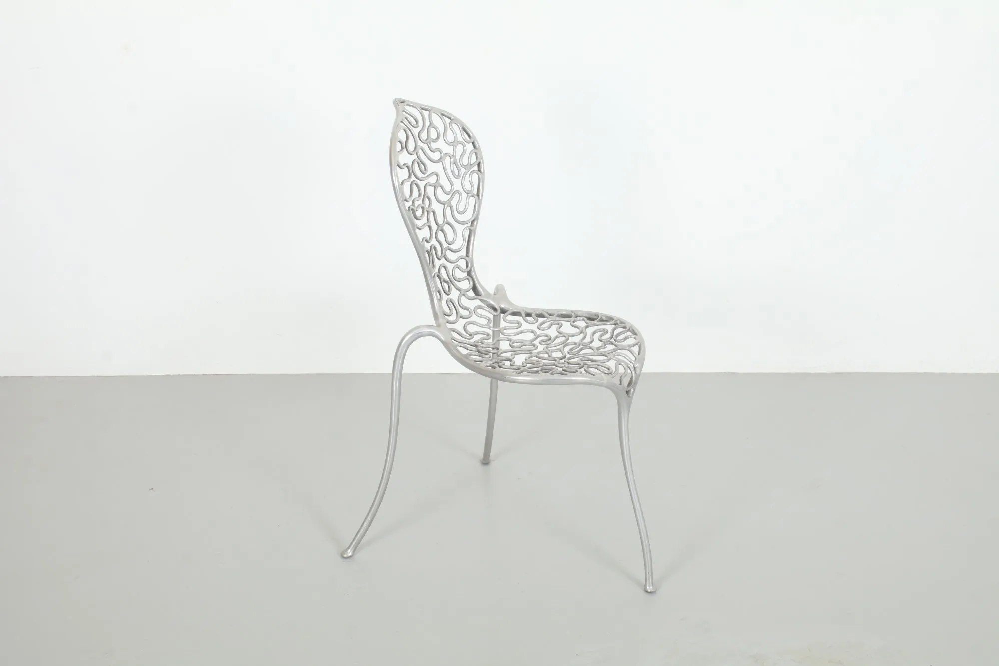 Coveted Stephane Rondel Aluminium 'Peanut' Chair