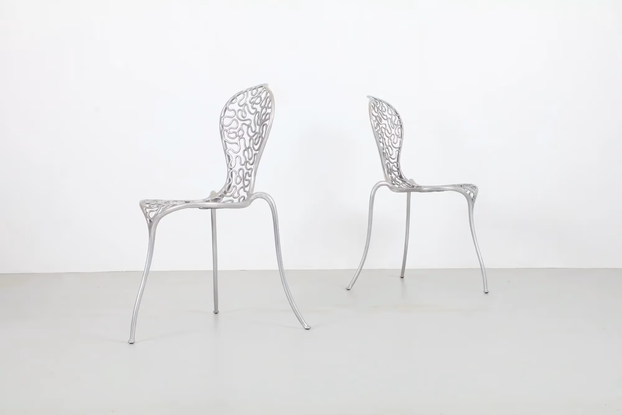 Coveted Stephane Rondel Aluminium 'Peanut' Chair