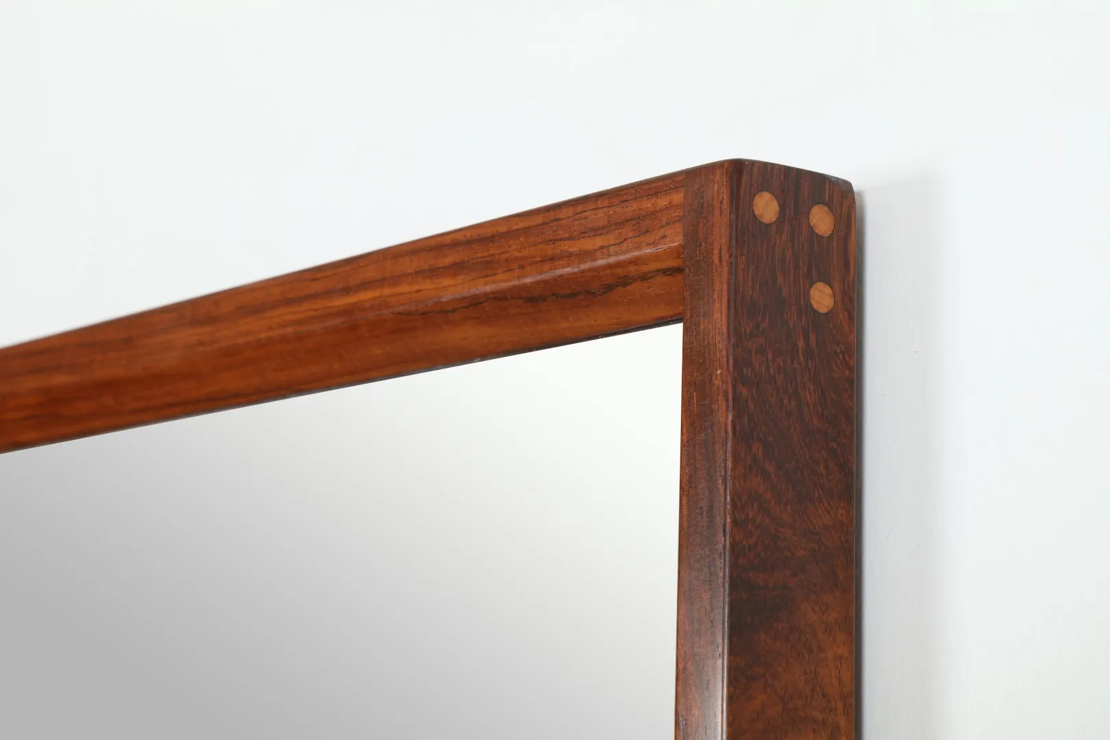 Sleek Kai Kristiansen 'No 146' Rosewood Mirror by Aksel Kjersgaard