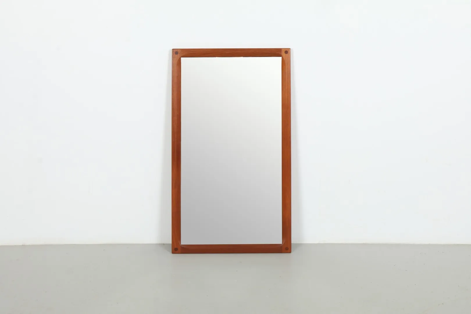 Refined Kai Kristiansen 'No 163K' Teak Mirror by Aksel Kjersgaard