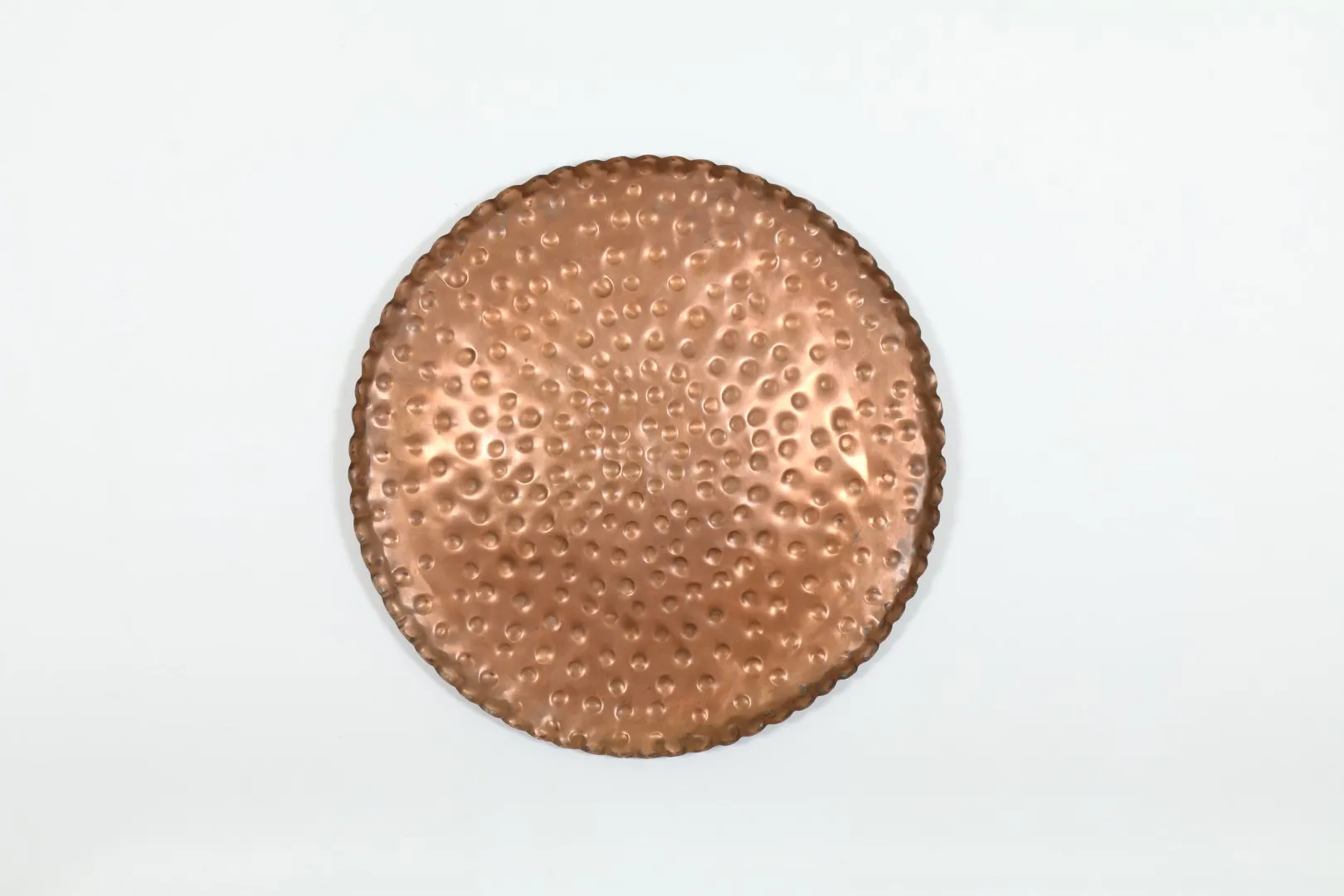 Epic Mid-Century 'Copper Ware' Wall Hanging by Hanro