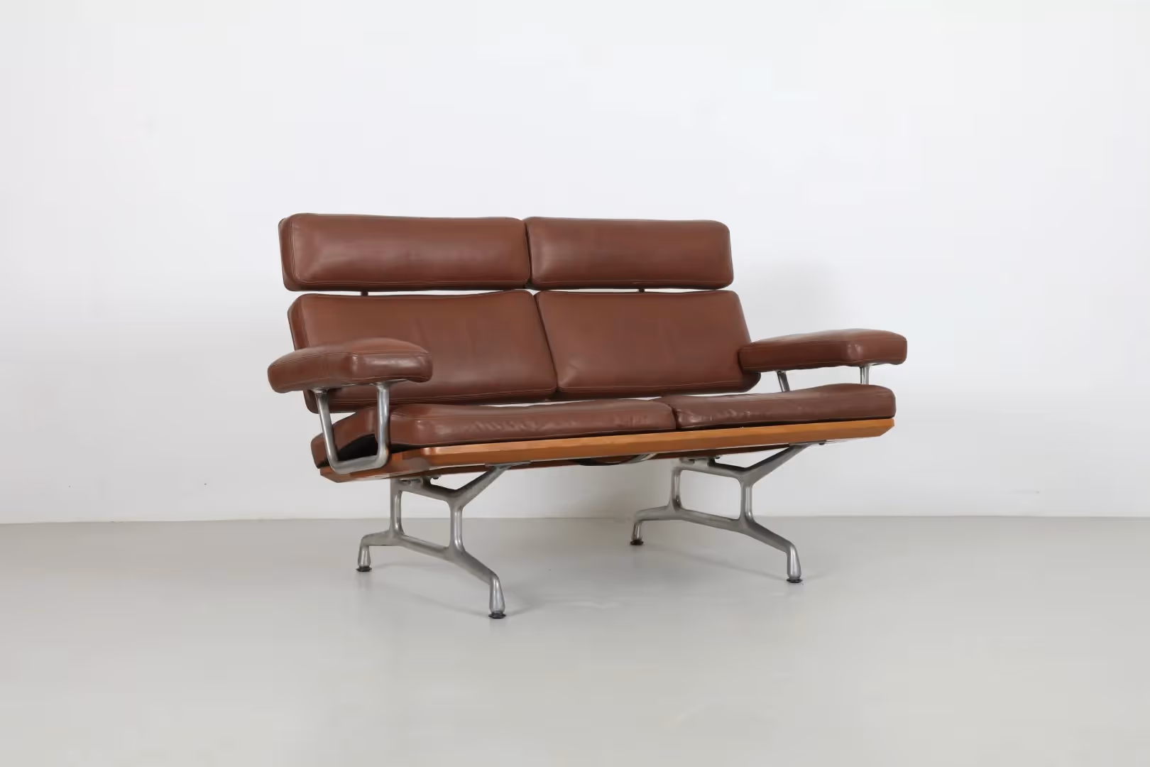 Rare Charles and Ray Eames 'ES110' Two Seat Sofa by Herman Miller