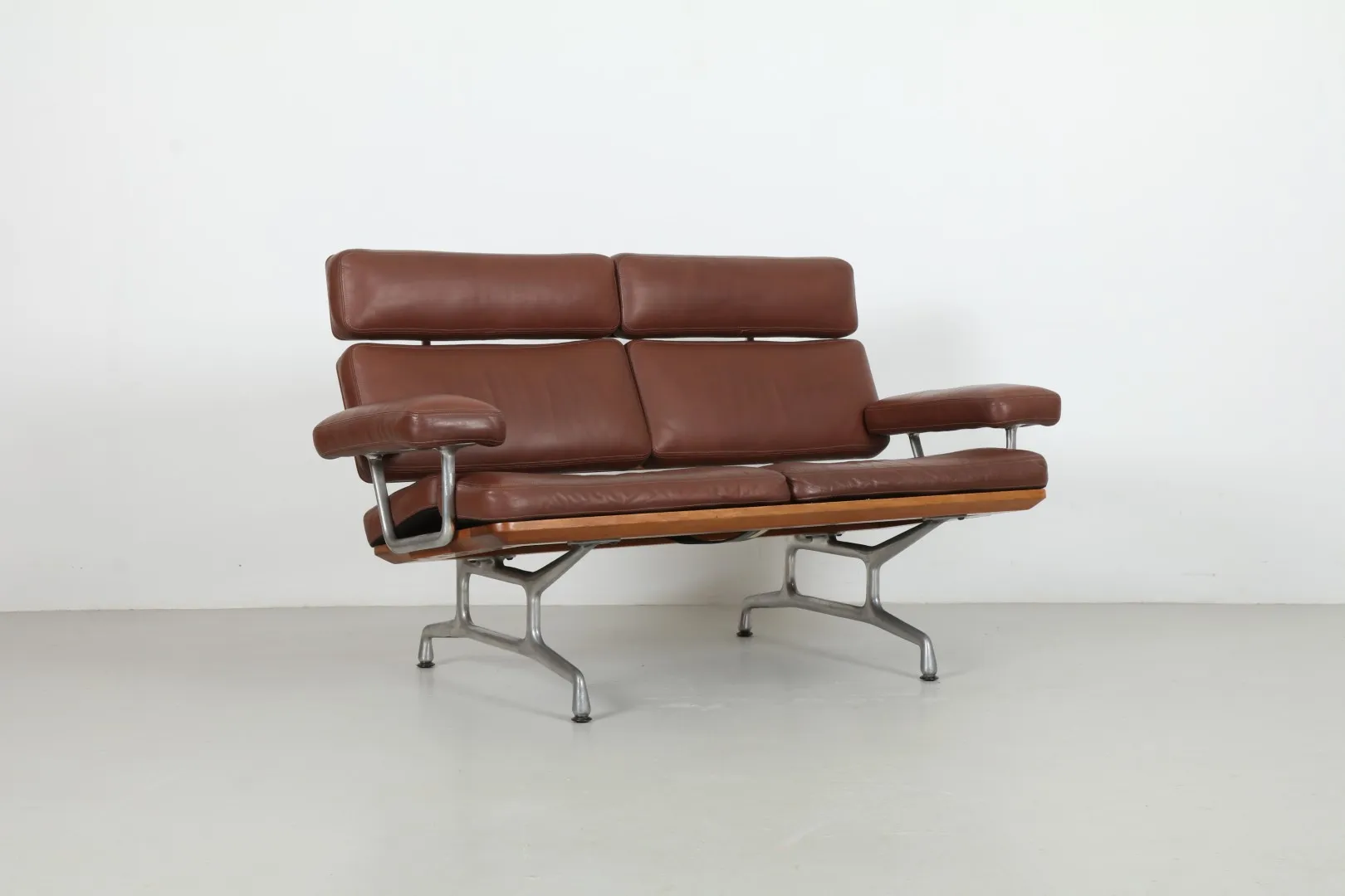 Rare Charles and Ray Eames 'ES110' Two Seat Sofa by Herman Miller