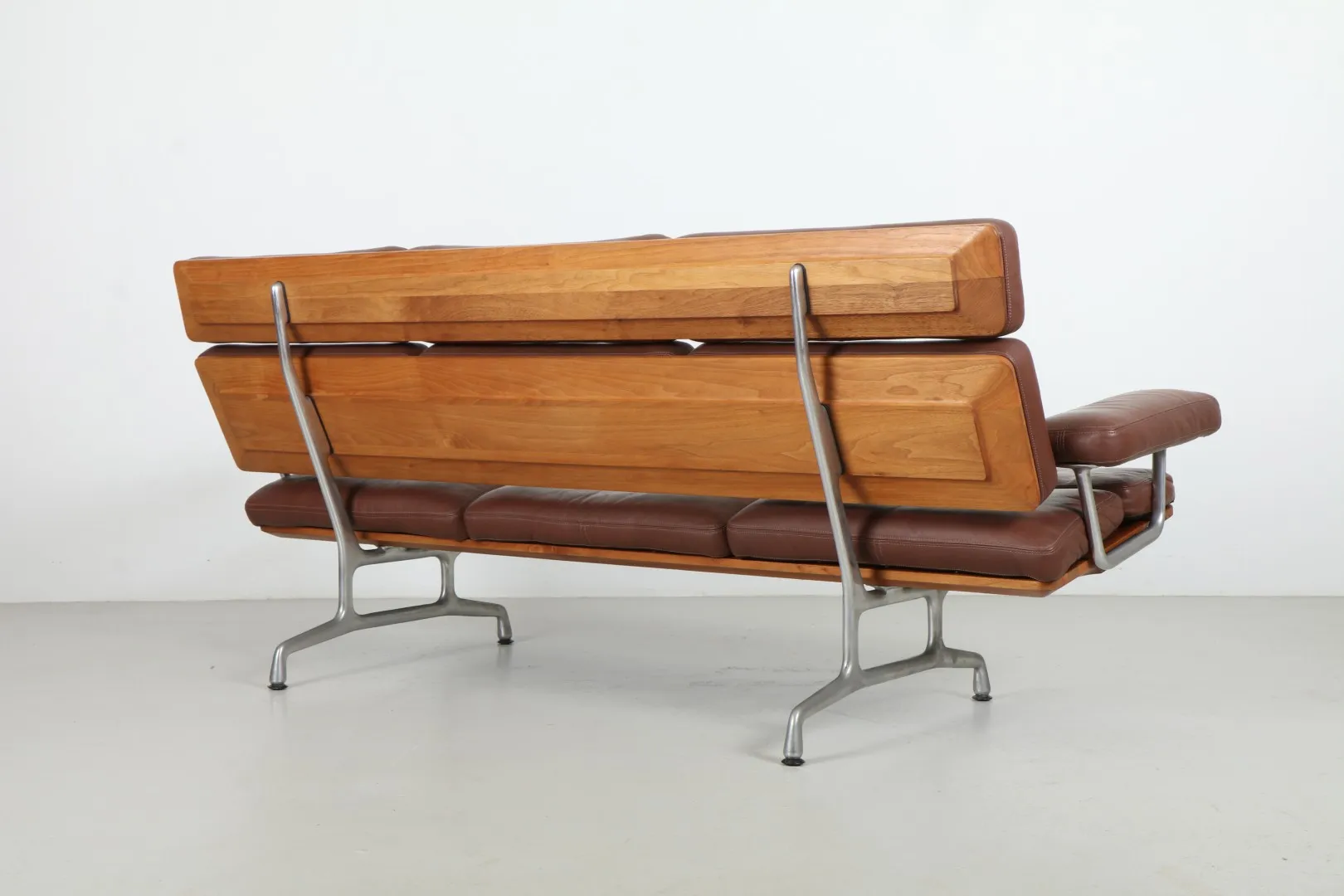 Coveted Charles and Ray Eames 'ES108' Three Seat Sofa by Herman Miller