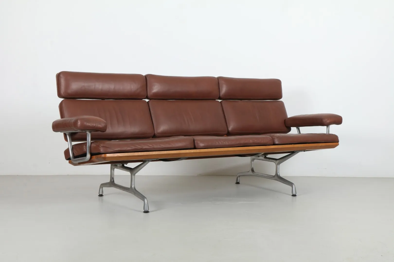 Coveted Charles and Ray Eames 'ES108' Three Seat Sofa by Herman Miller