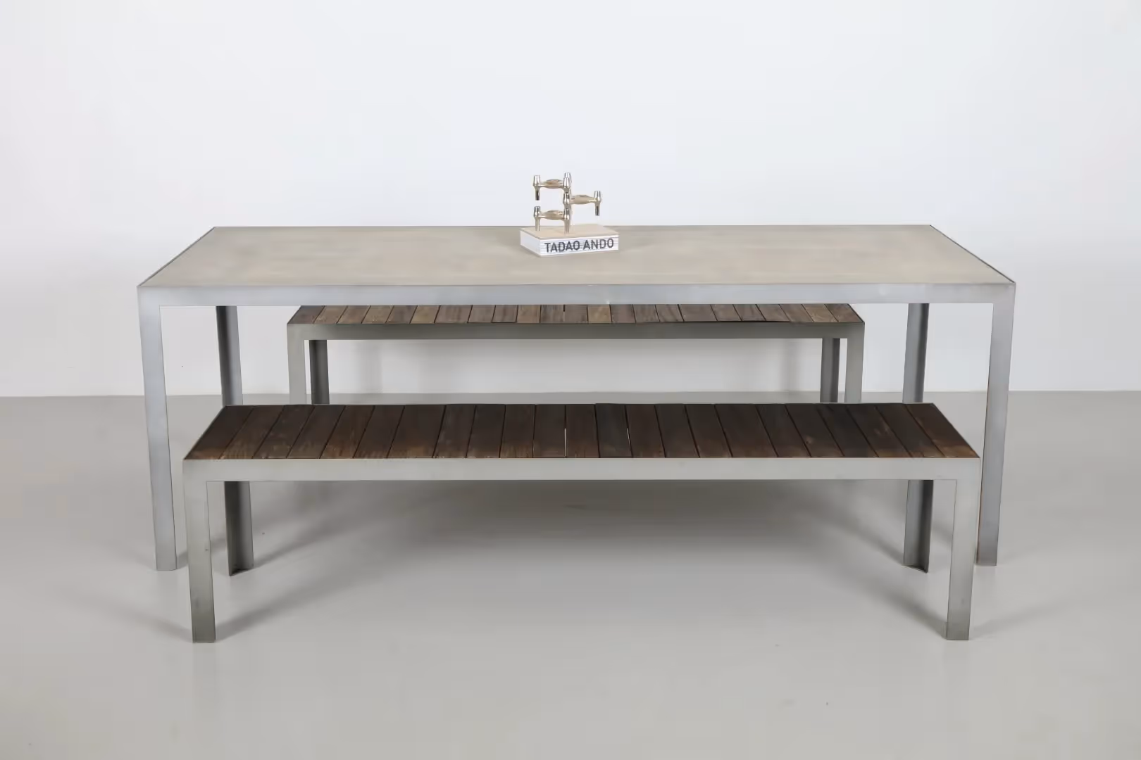 Crisp Bob McDonald NZ Made Outdoor Dining Table and Benches