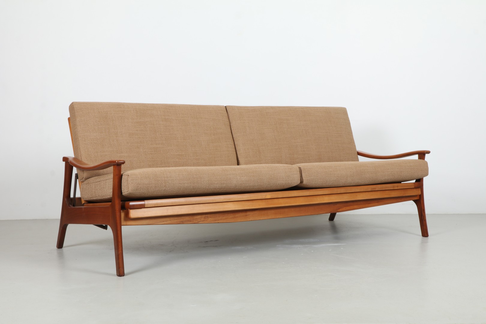 Sleek NZ Made 'Montelli' Folding Sofa Daybed by Morgan
