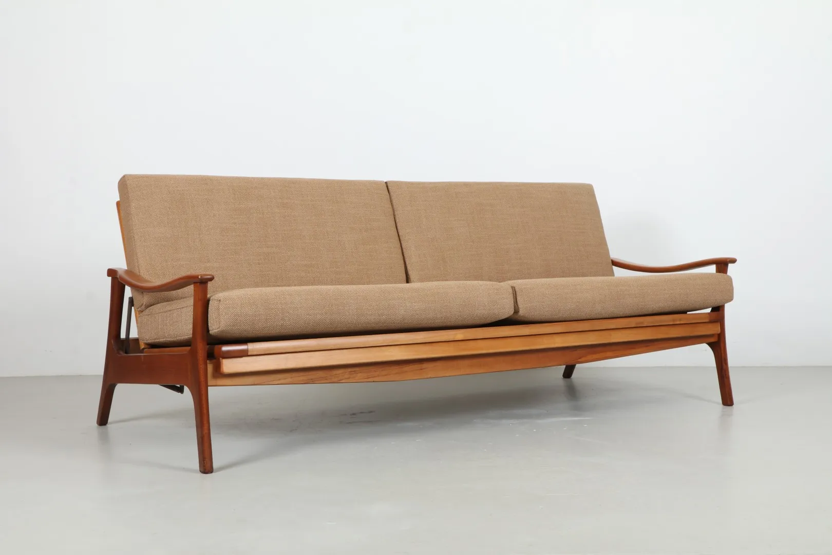 Sleek NZ Made 'Montelli' Folding Sofa Daybed by Morgan