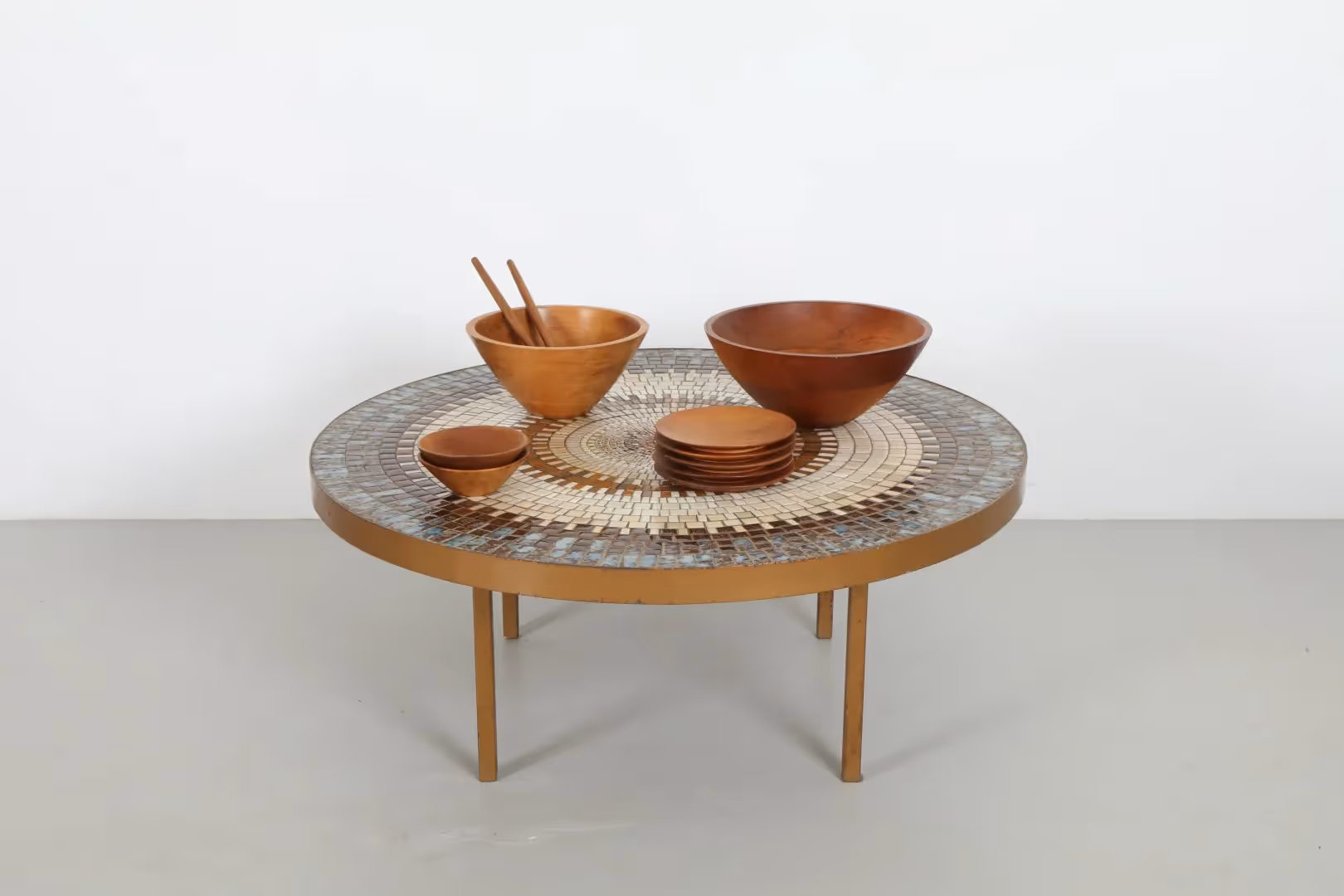 Rare and Exceptional John Crichton Mosaic Tile Coffee Table