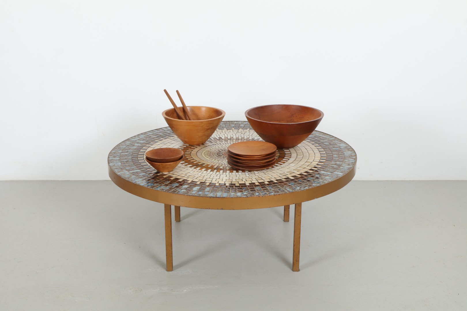 Rare and Exceptional John Crichton Mosaic Tile Coffee Table