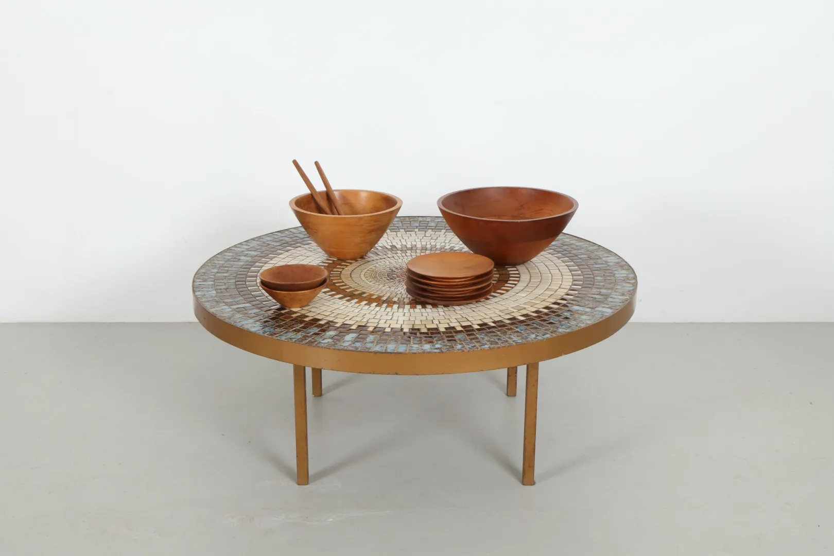 Rare and Exceptional John Crichton Mosaic Tile Coffee Table