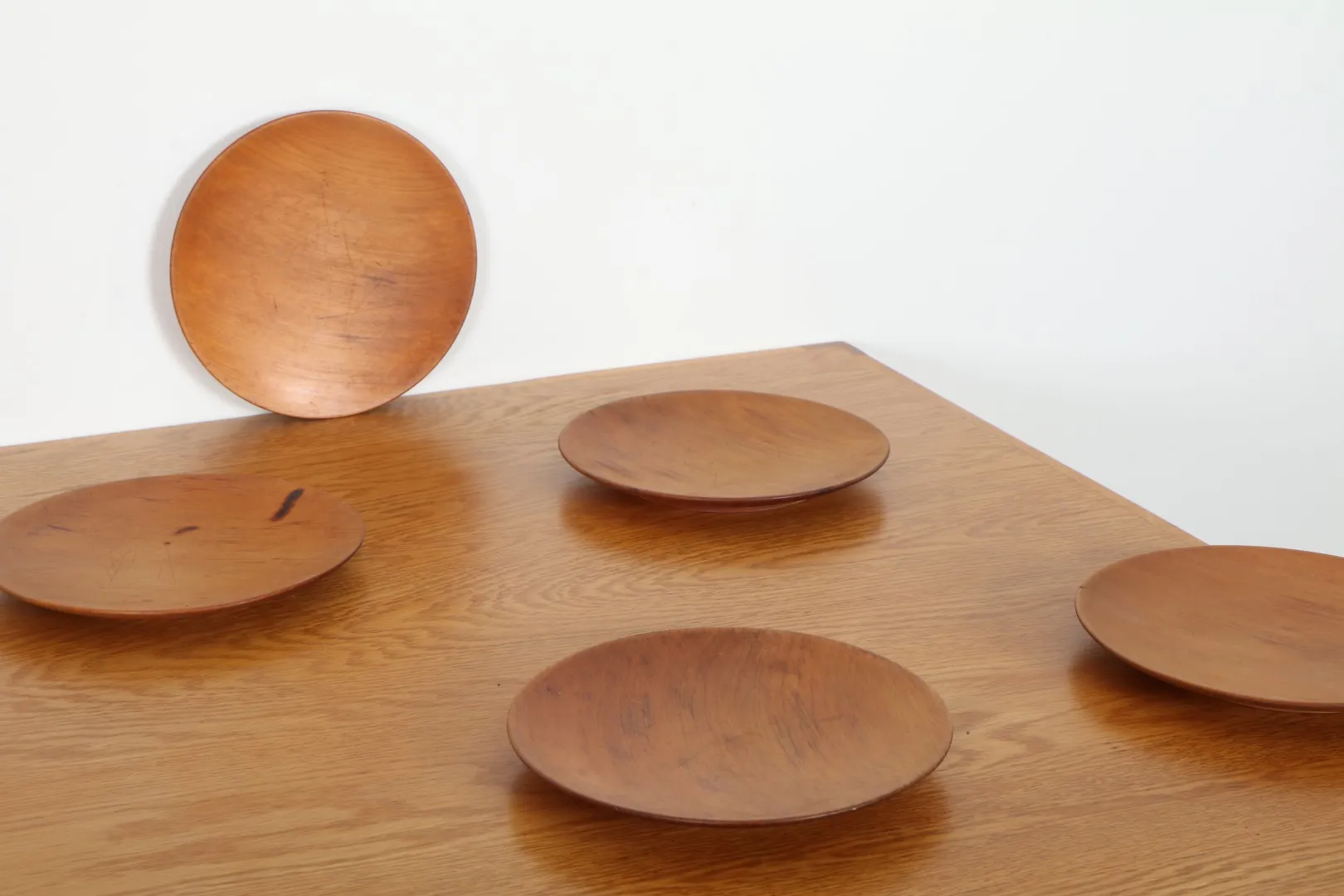 Five John Crichton Pan-Pacific Modernist Kauri Plates