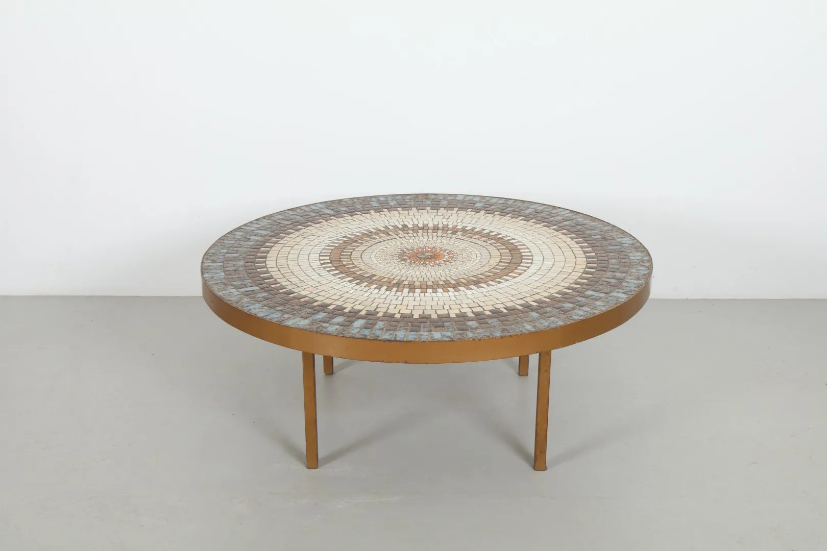 Rare and Exceptional John Crichton Mosaic Tile Coffee Table