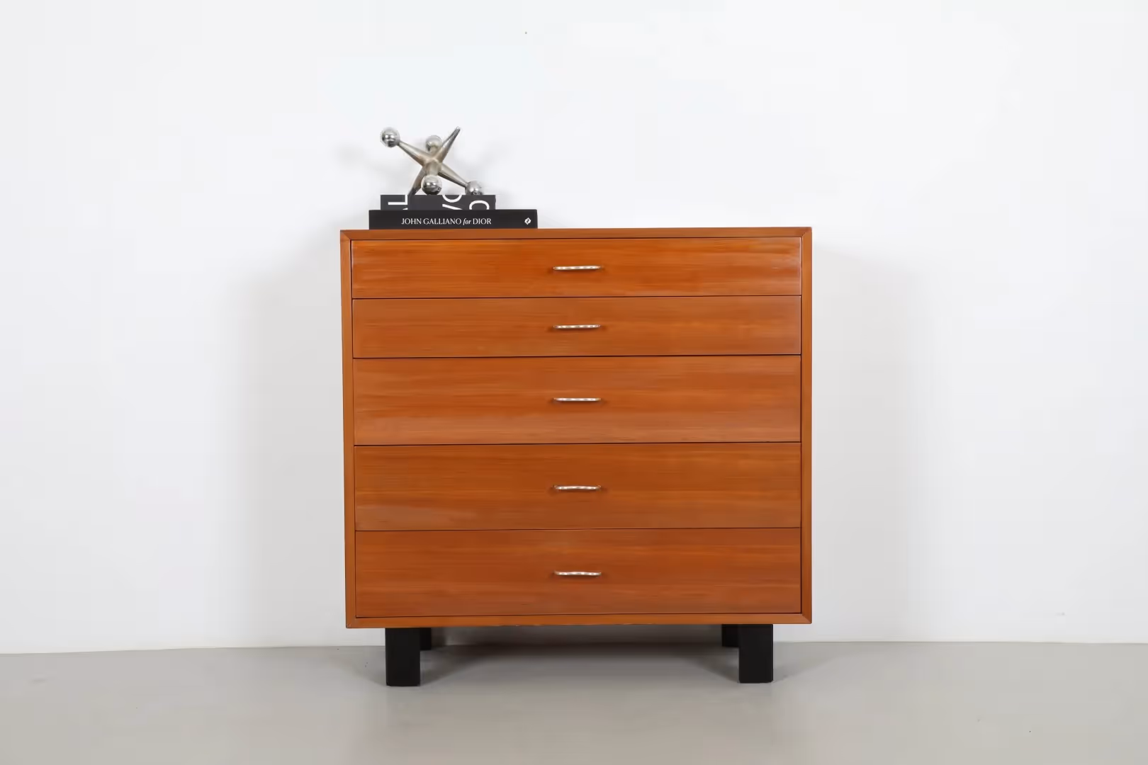 Rare George Nelson 'Model 4620' Walnut Chest of Drawers by Herman Miller