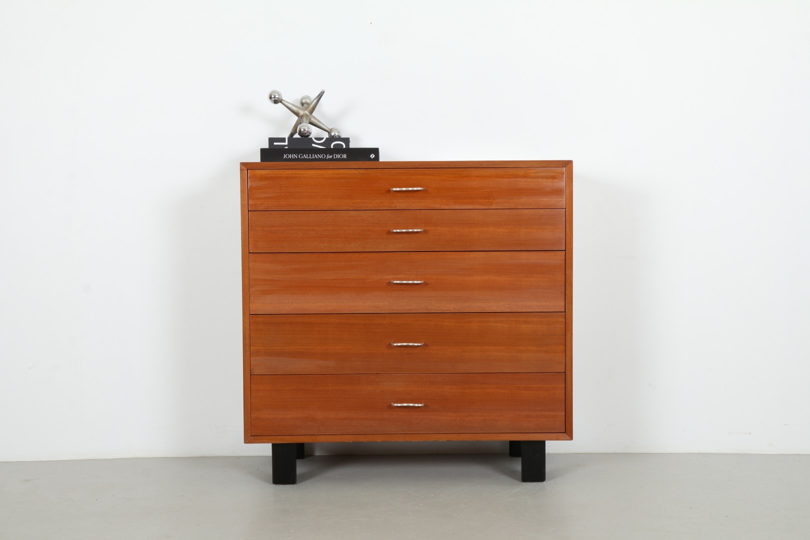 Rare George Nelson 'Model 4620' Walnut Chest of Drawers by Herman Miller