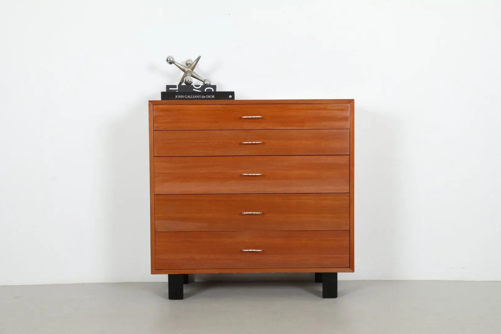 Rare George Nelson 'Model 4620' Walnut Chest of Drawers by Herman Miller
