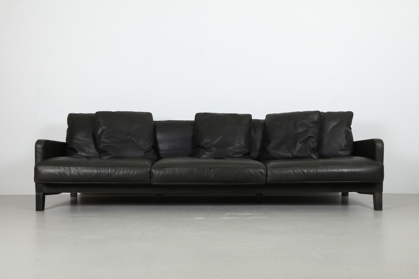 Deluxe Piero Lissoni 'Dumas' Leather Sofa by Living Divani