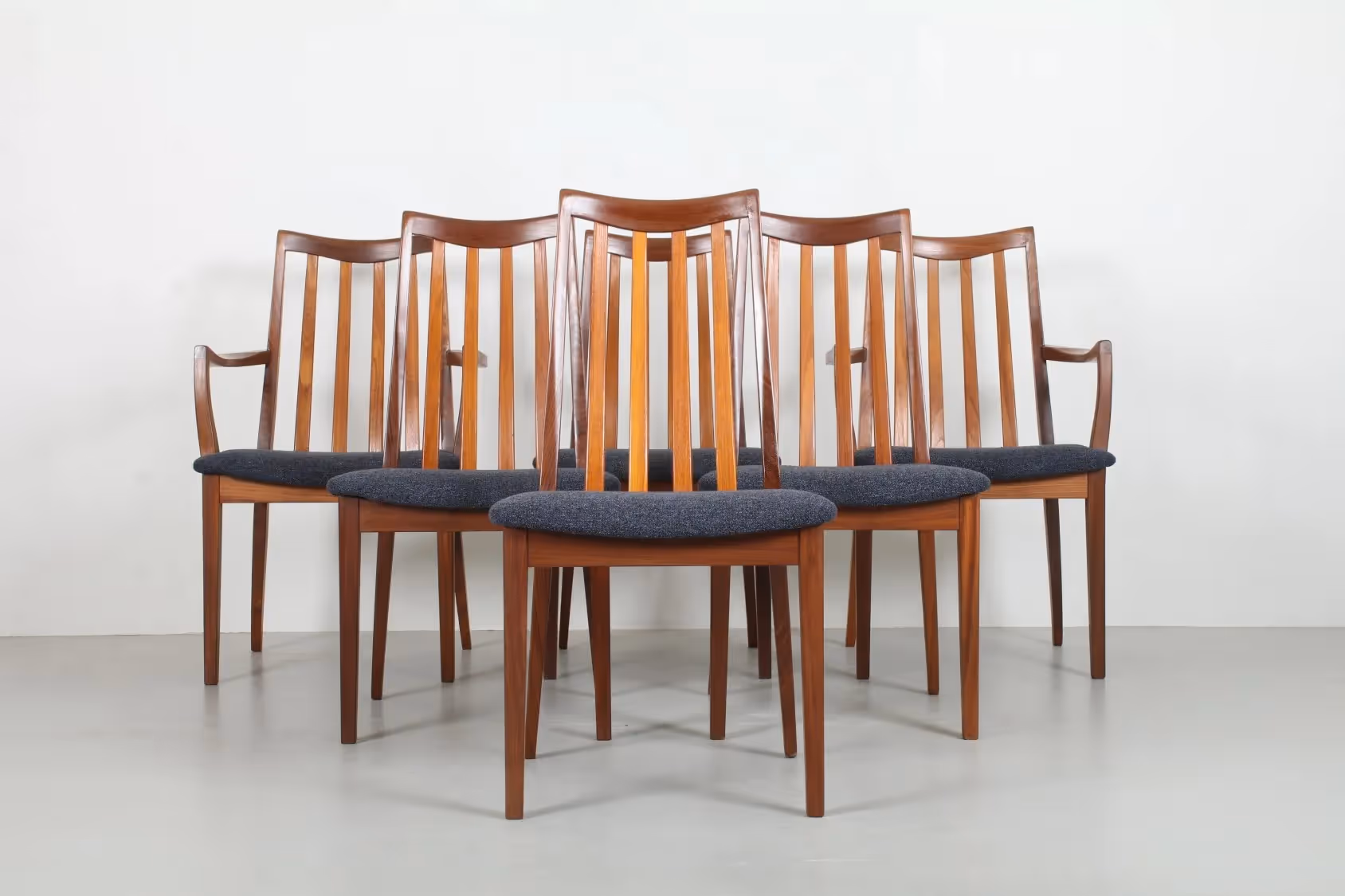 Six Leslie Dandy 'Fresco' Dining Chairs by G-Plan