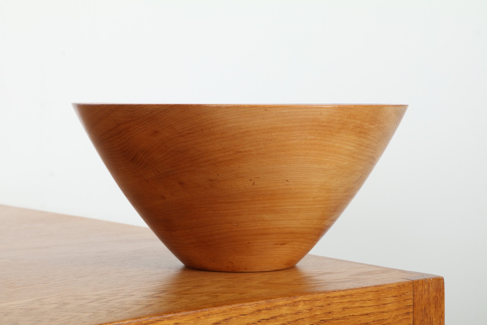 John Crichton Pan-Pacific Modernist Kauri Bowl with Salad Servers