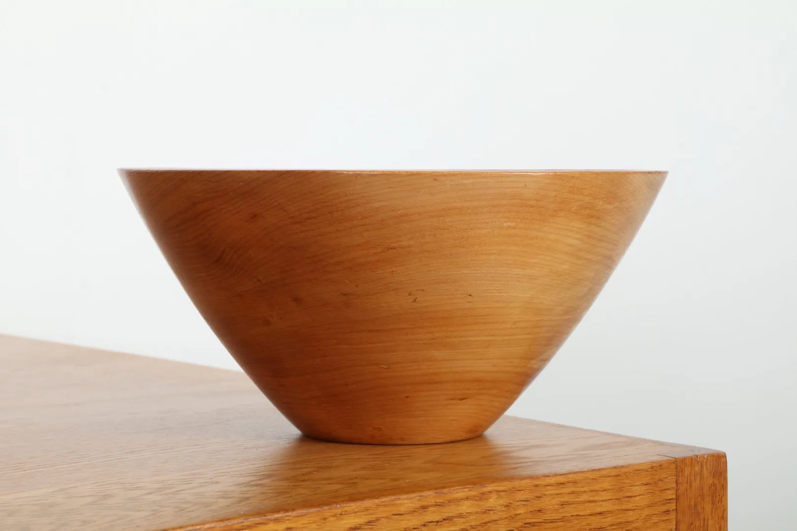John Crichton Pan-Pacific Modernist Kauri Bowl with Salad Servers