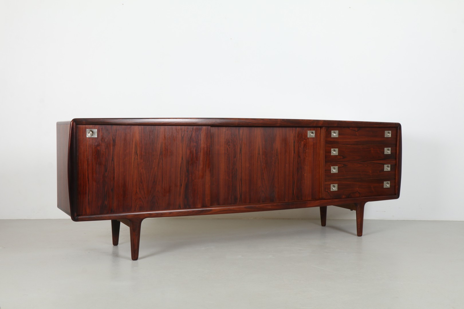 Deluxe Mid-Century Danish Sideboard by H.P Hansen