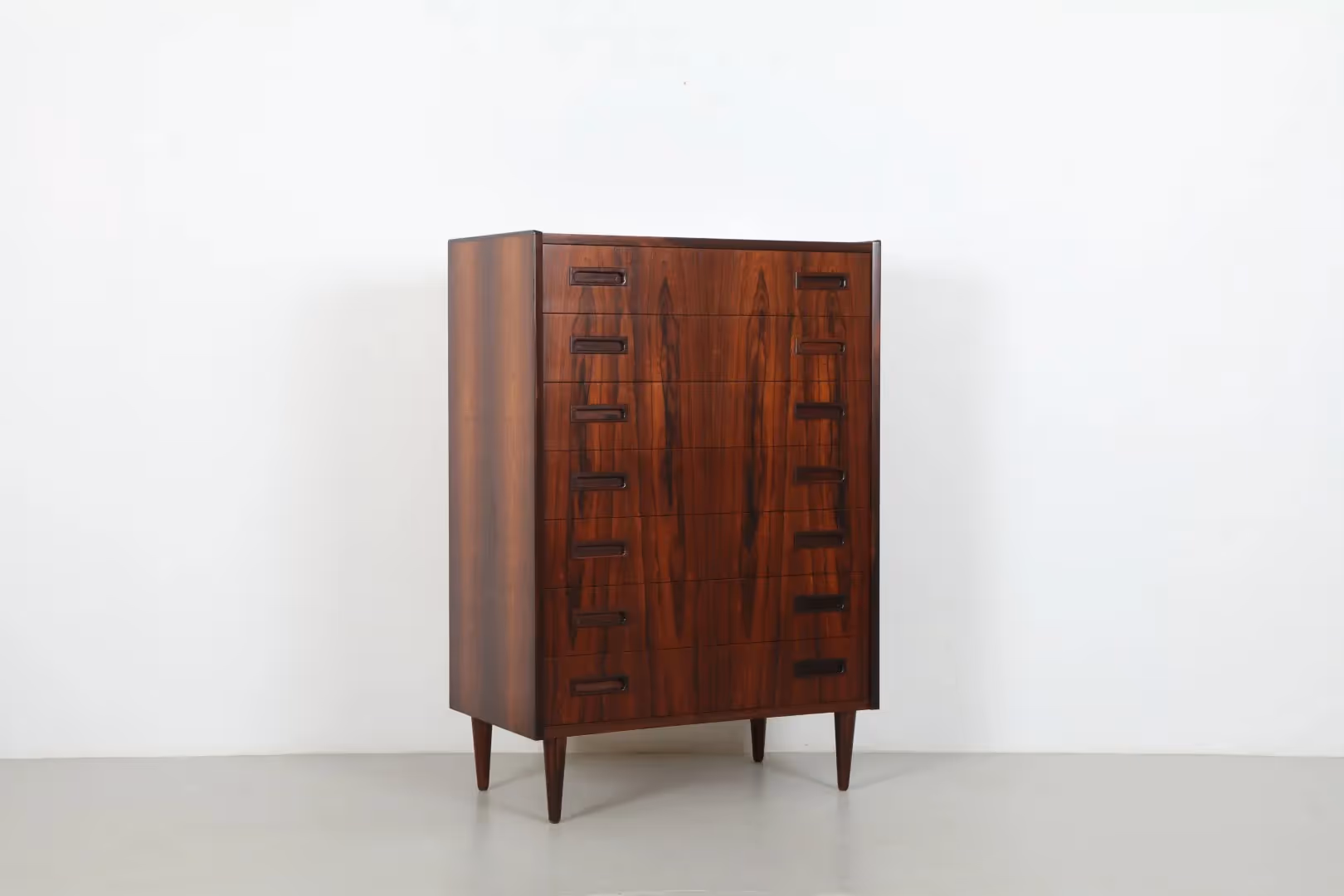 Sharp Hugo Nielsen Rosewood Chest of Drawers by Uhrhoj Mobelfabrik