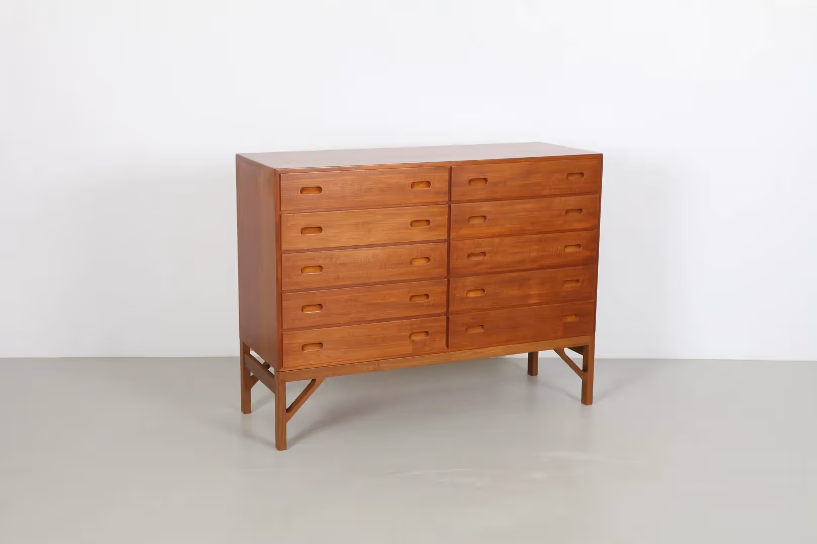 Iconic Borge Mogensen 'Model 134' Double Bay Chest of Drawers by FDB Mobler