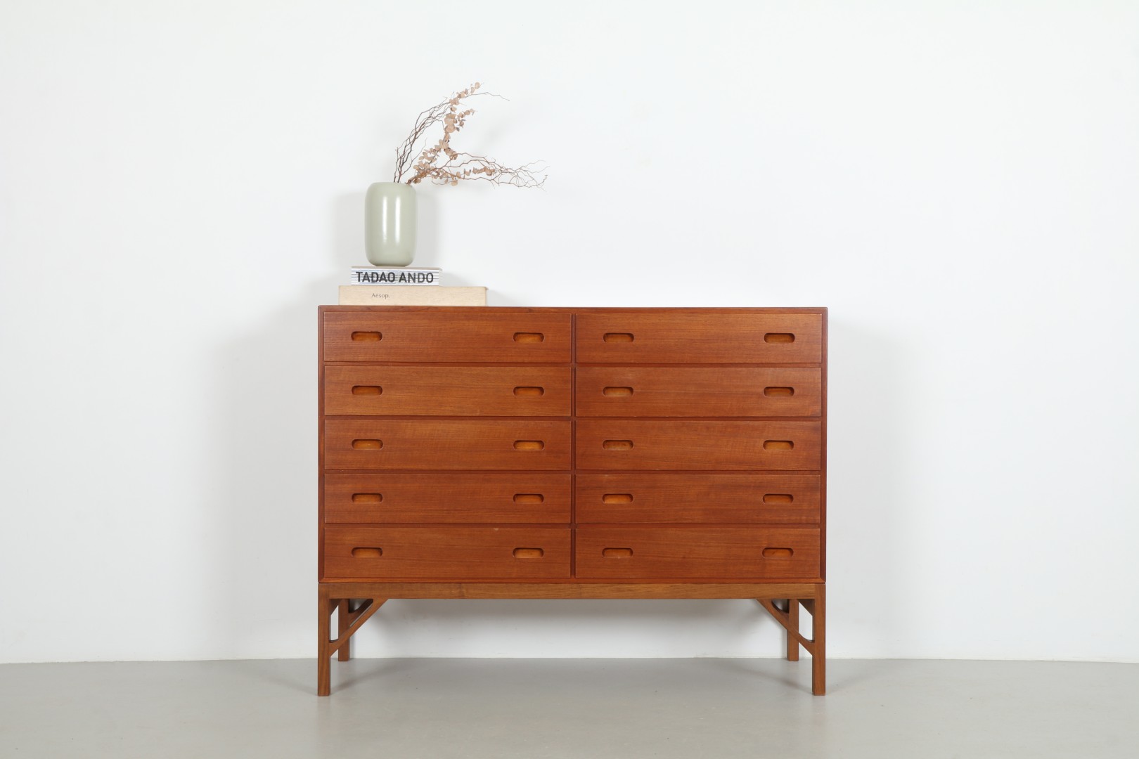 Iconic Borge Mogensen 'Model 134' Double Bay Chest of Drawers by FDB Mobler