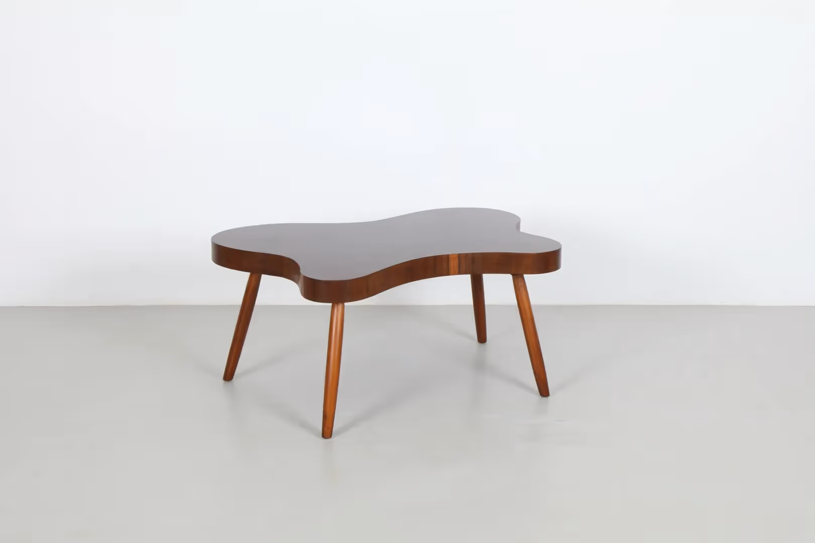Early Mid-Century Modern Biomorphic Plywood Coffee Table