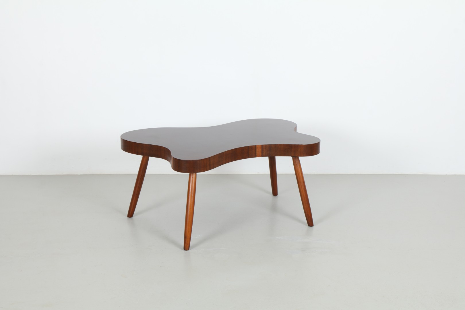 Early Mid-Century Modern Biomorphic Plywood Coffee Table
