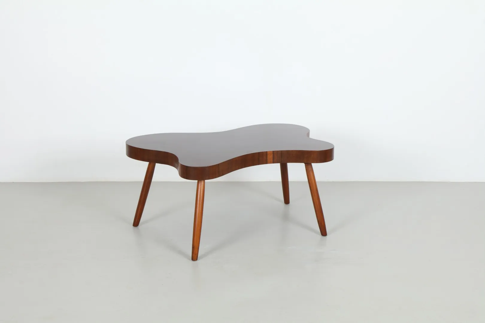 Early Mid-Century Modern Biomorphic Plywood Coffee Table