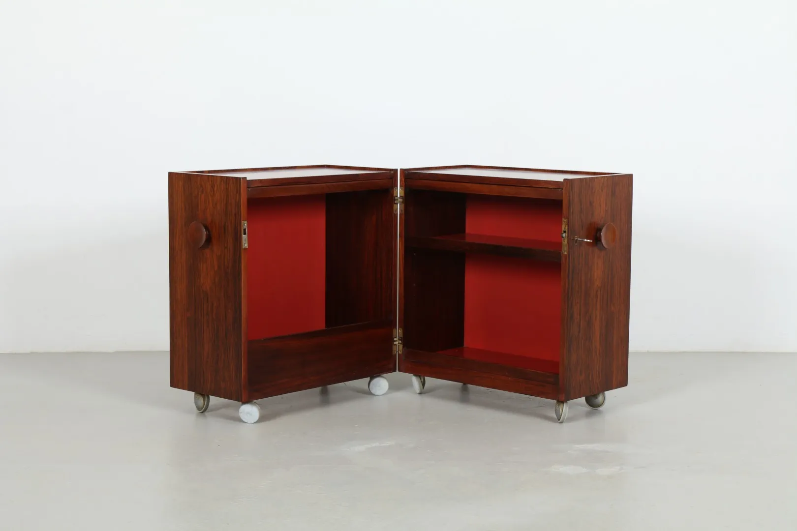 Sophisticated Knud Bent 'Bar Cube' Drinks Cabinet by Dyrlund