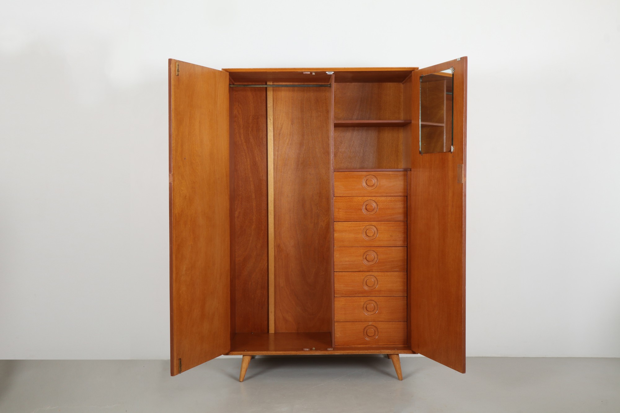 Graphic Mid Century European Wardrobe