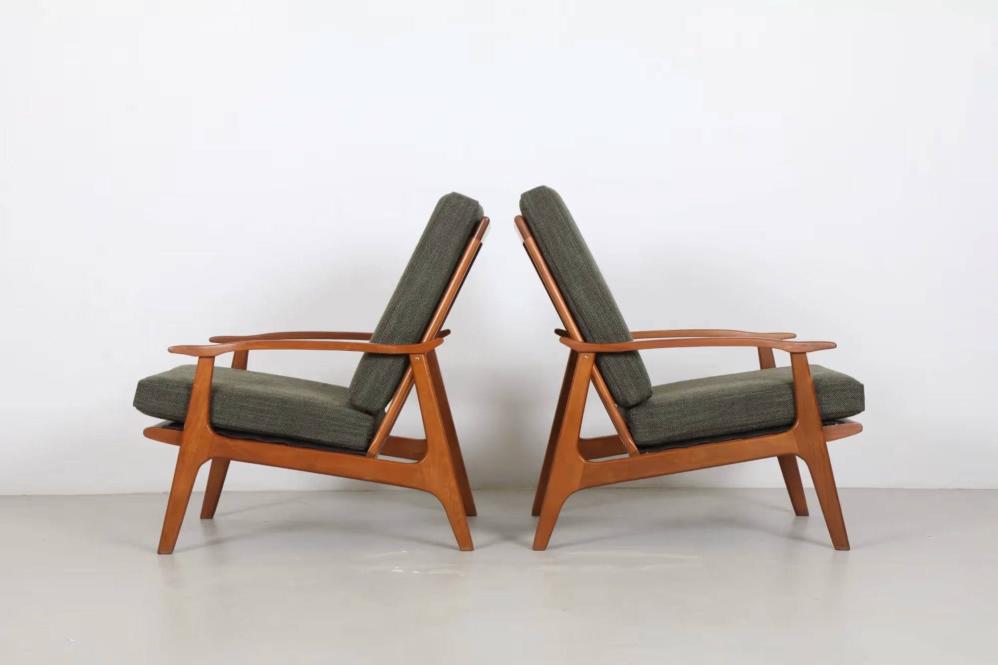Pair of Refined NZ 'Nordica' Armchairs by Airest