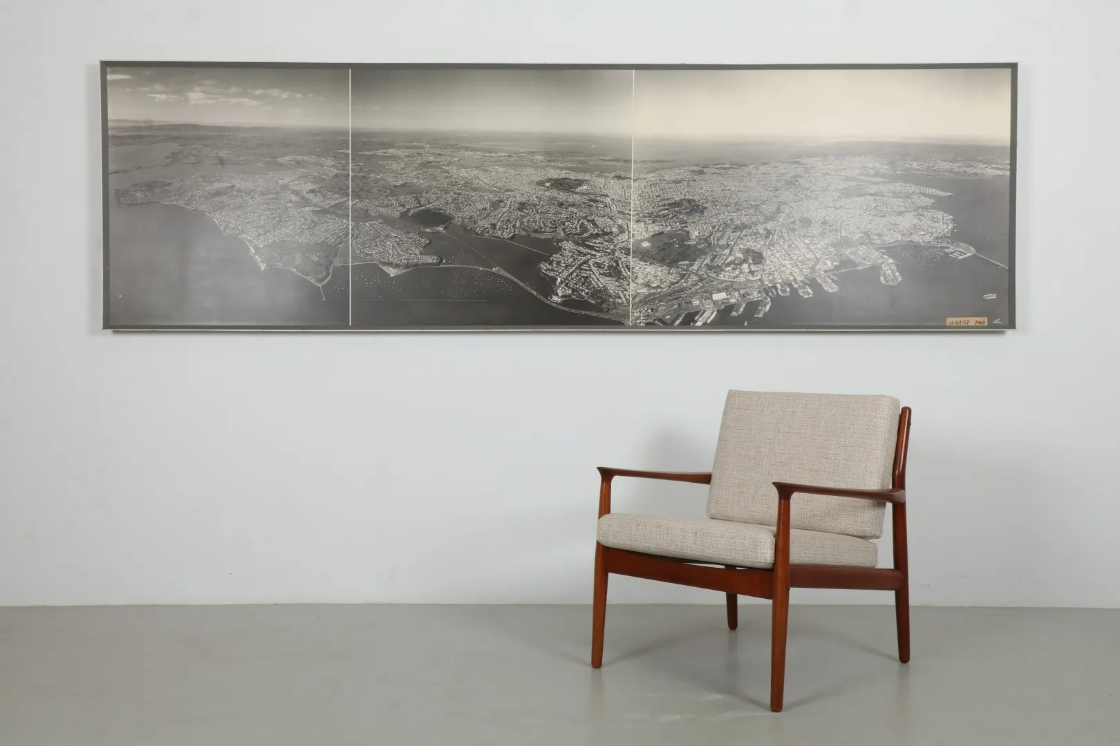 Epic White's Aviation Panorama of Auckland City 1968