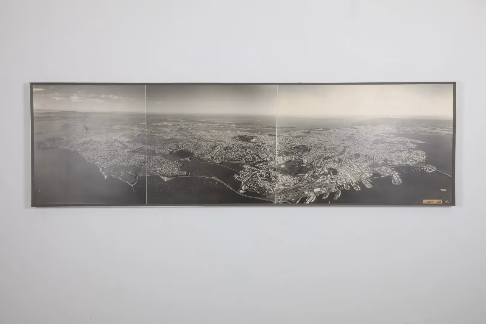 Epic White's Aviation Panorama of Auckland City 1968