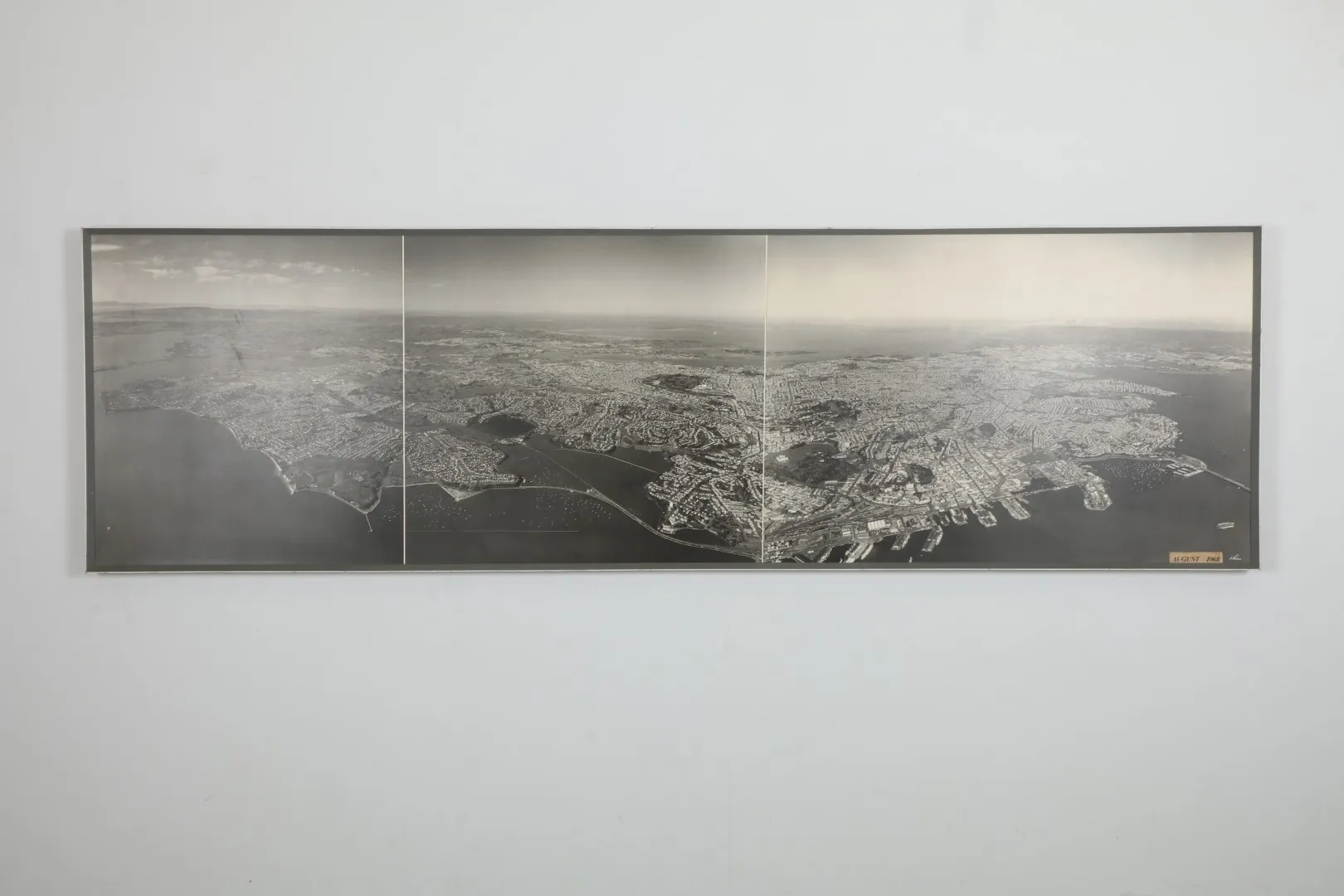 Epic White's Aviation Panorama of Auckland City 1968
