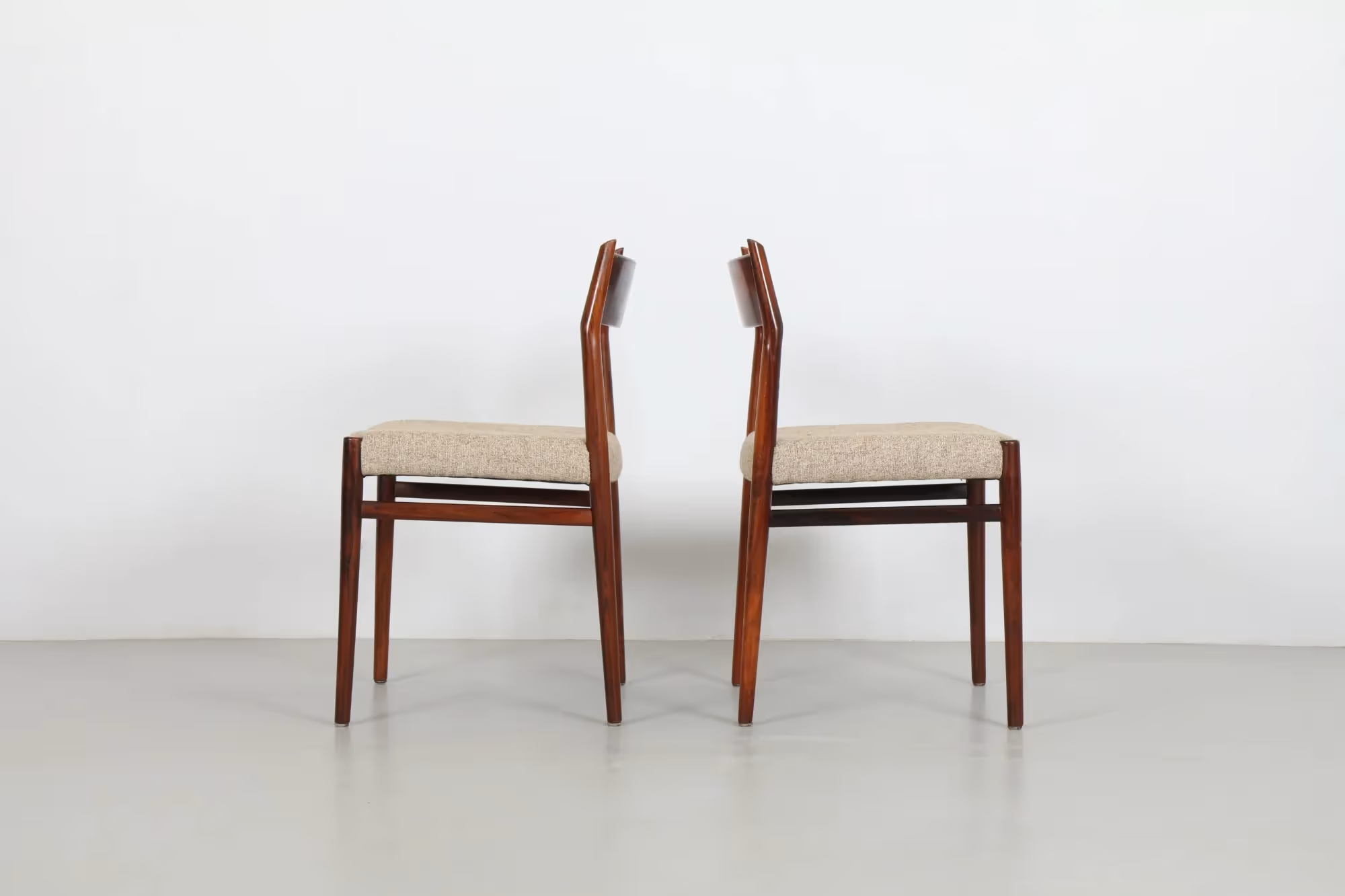 Ten Refined Arne Vodder 'Model 418' Dining Chairs by Sibast