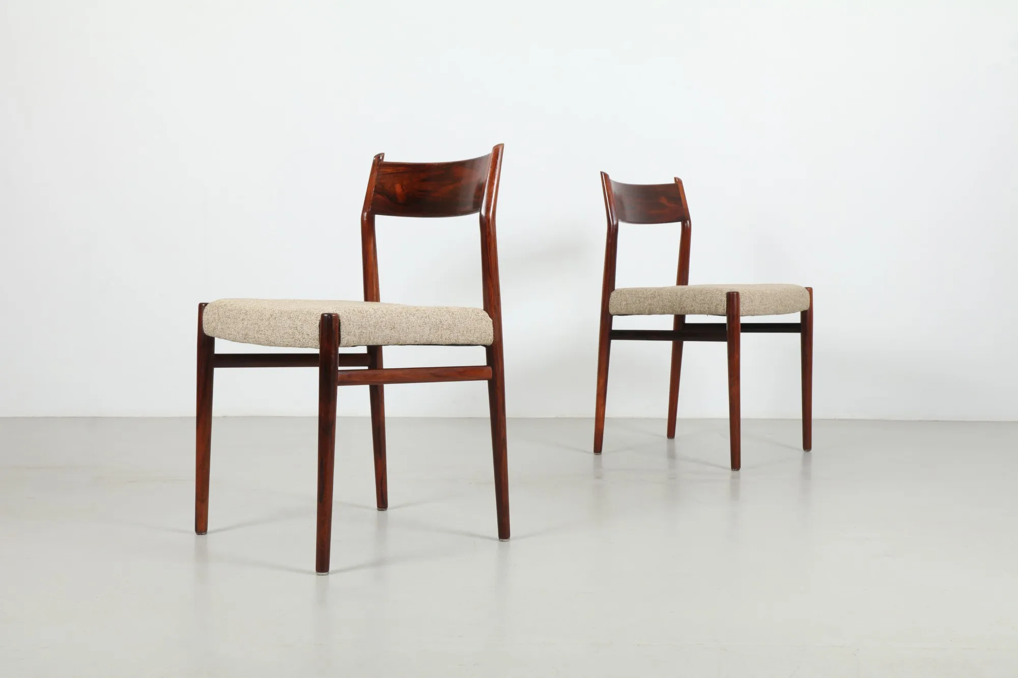 Ten Refined Arne Vodder 'Model 418' Dining Chairs by Sibast