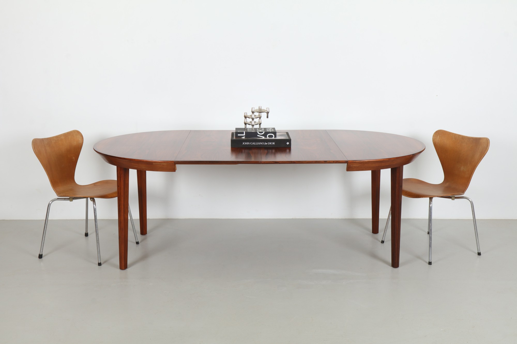 Deluxe Ole Hald Rosewood Dining Table by Gudme Mobelfabrik