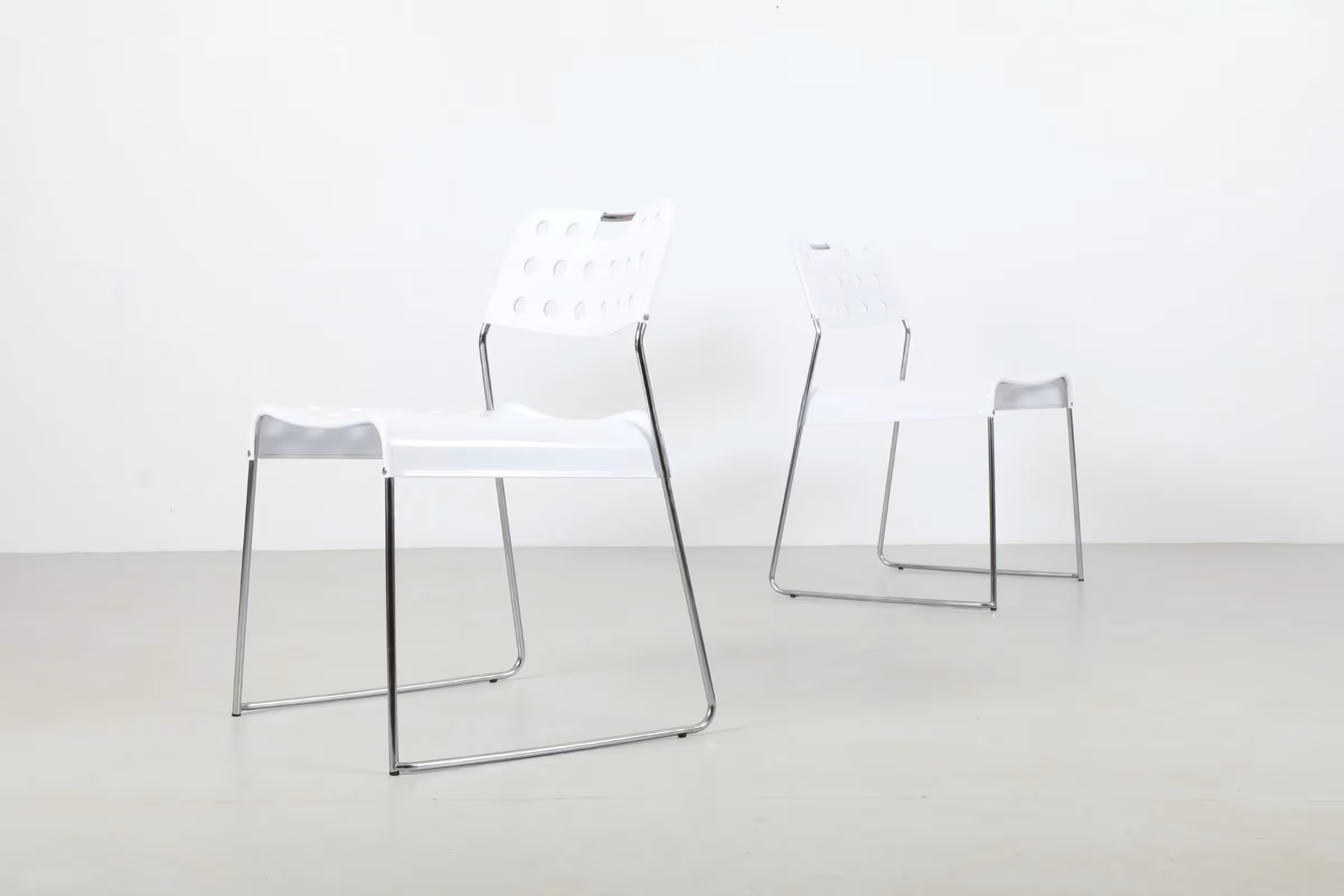 Six Bold Rodney Kinsman 'OMKstak' Chairs by OMK