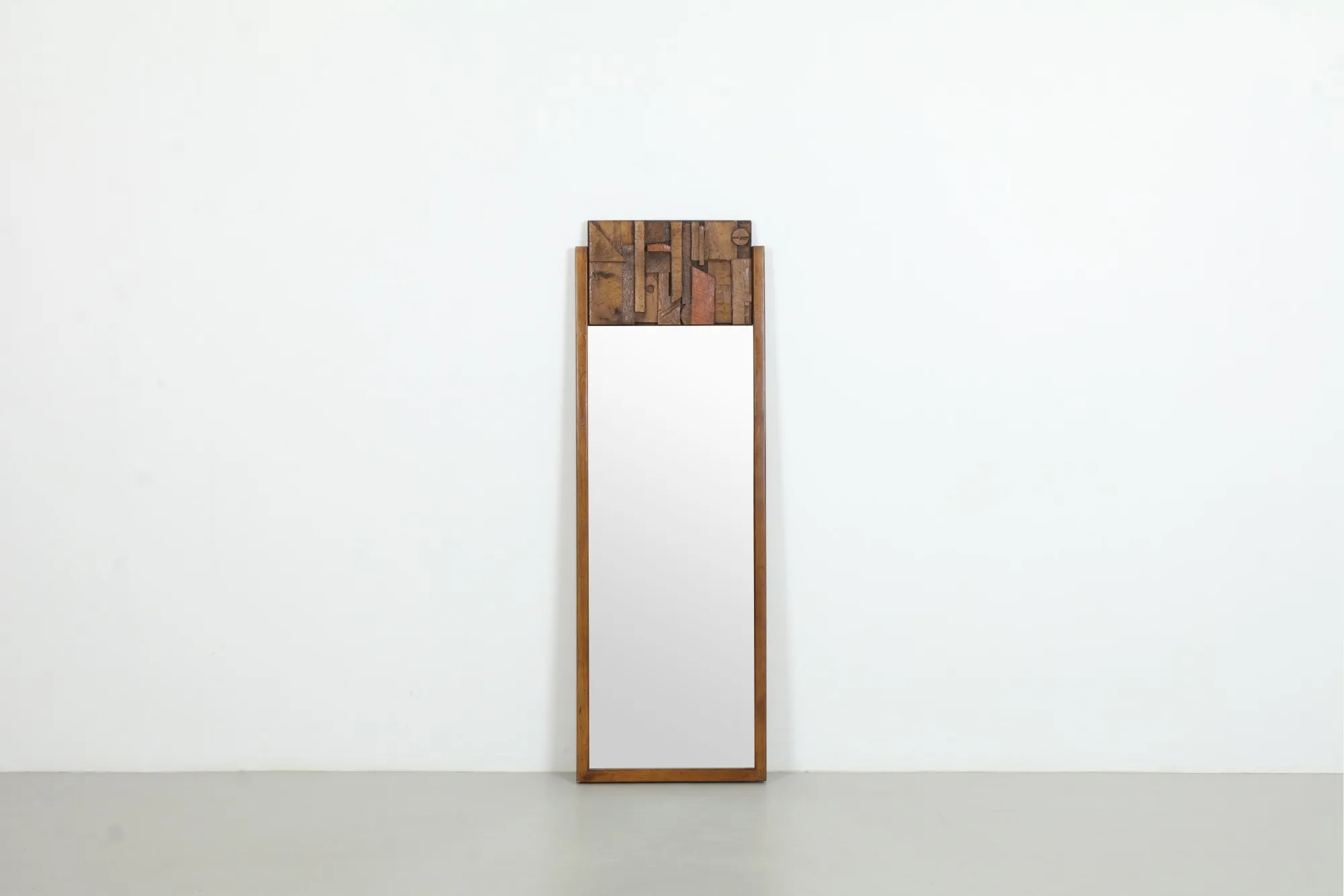Brutalist Style 'Pueblo' Mirror by Lane