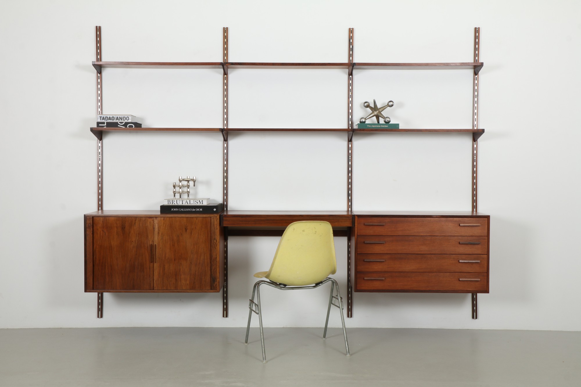 Stunning Kai Kristiansen 'Model FM' Wall Unit by Feldballes Mobelfabrik