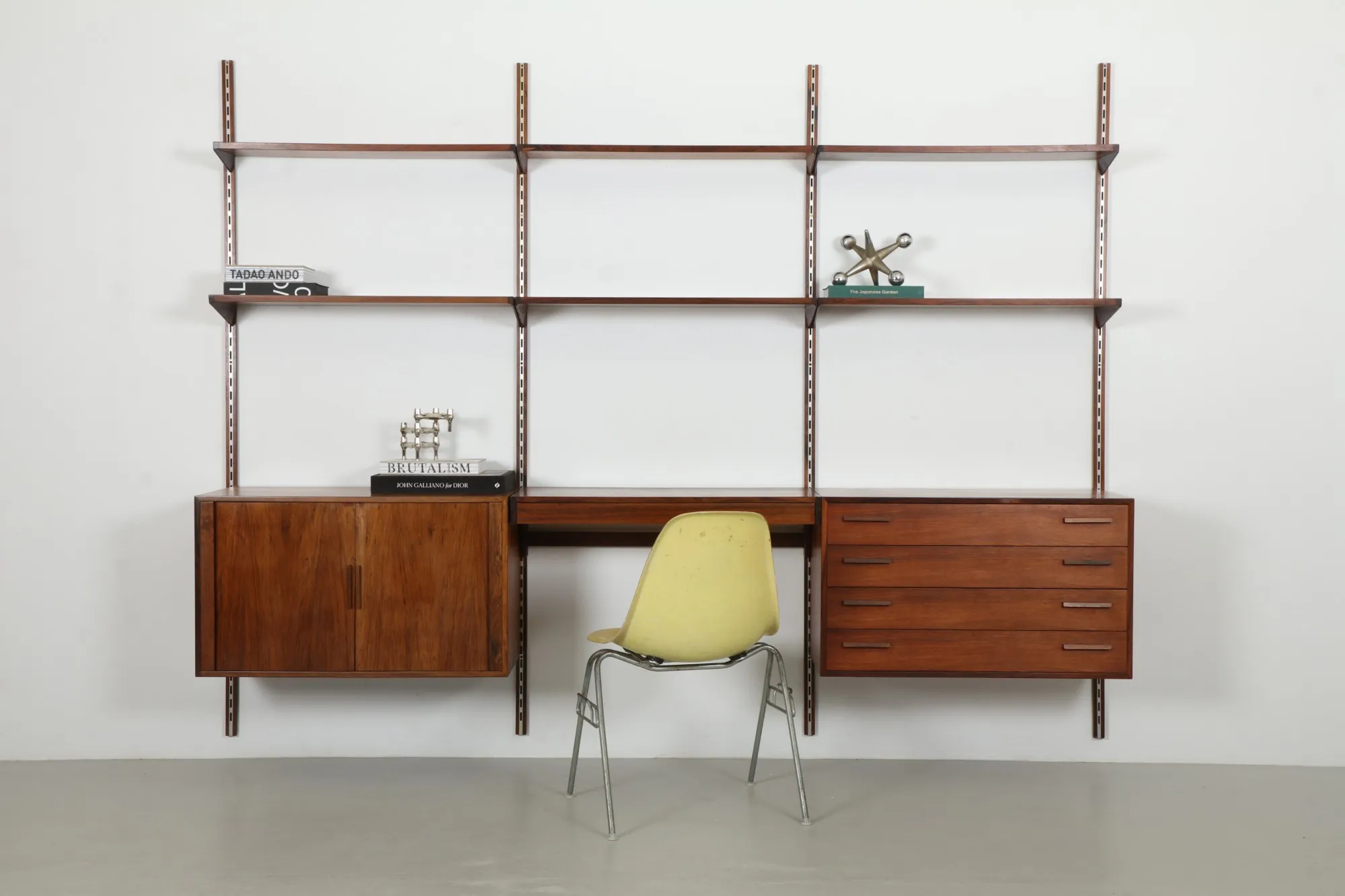 Stunning Kai Kristiansen 'Model FM' Wall Unit by Feldballes Mobelfabrik