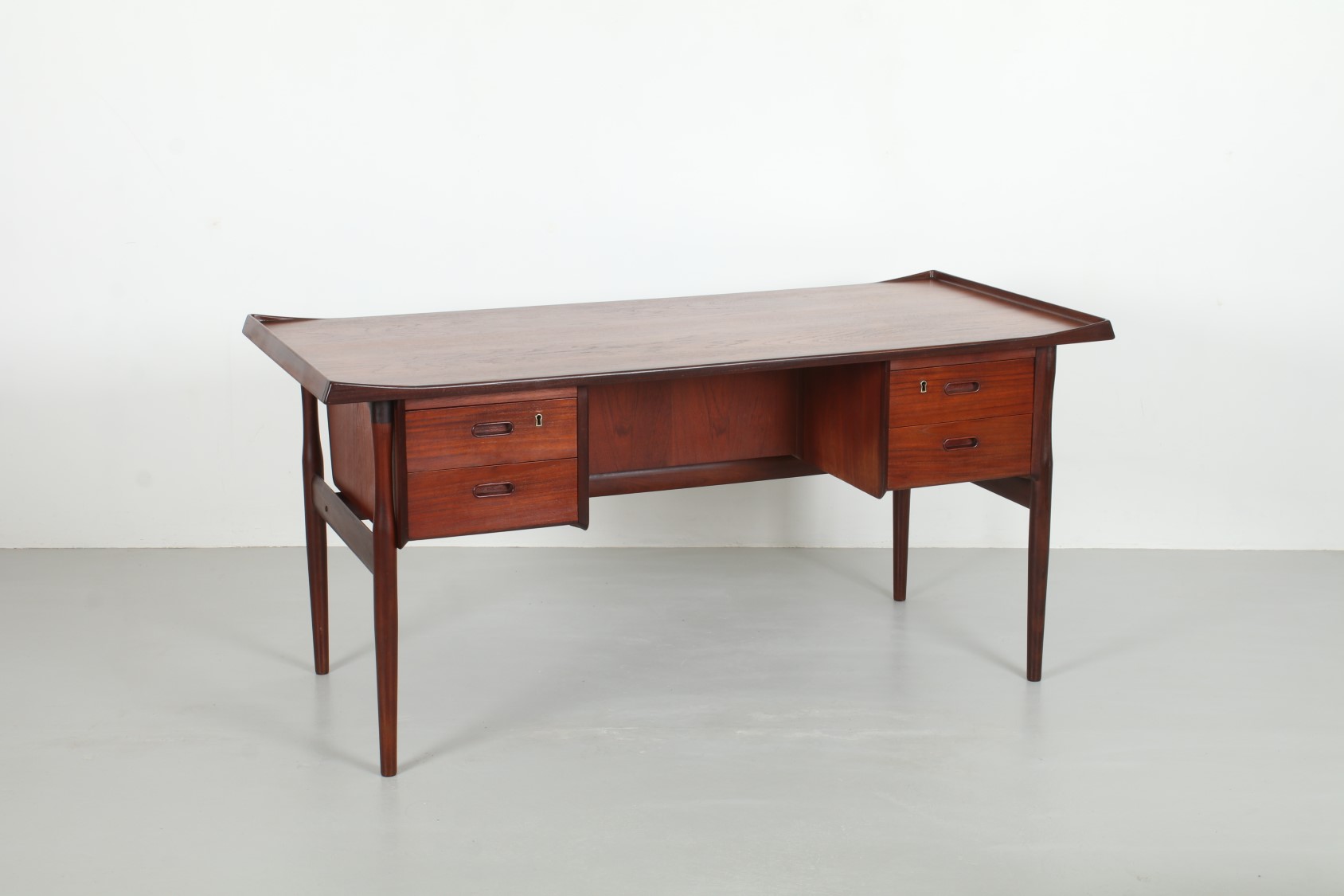Slender Peter Lovig Nielsen Danish Desk by Lovig