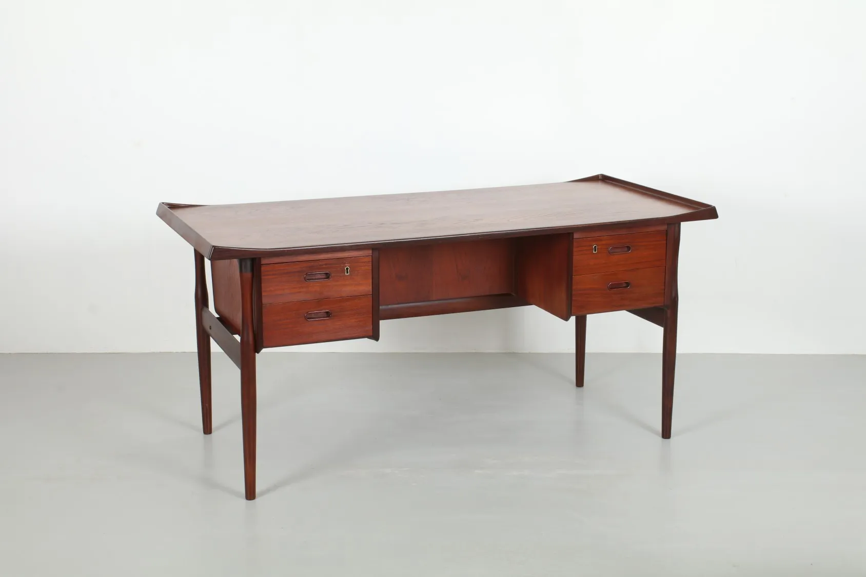 Slender Peter Lovig Nielsen Danish Desk by Lovig